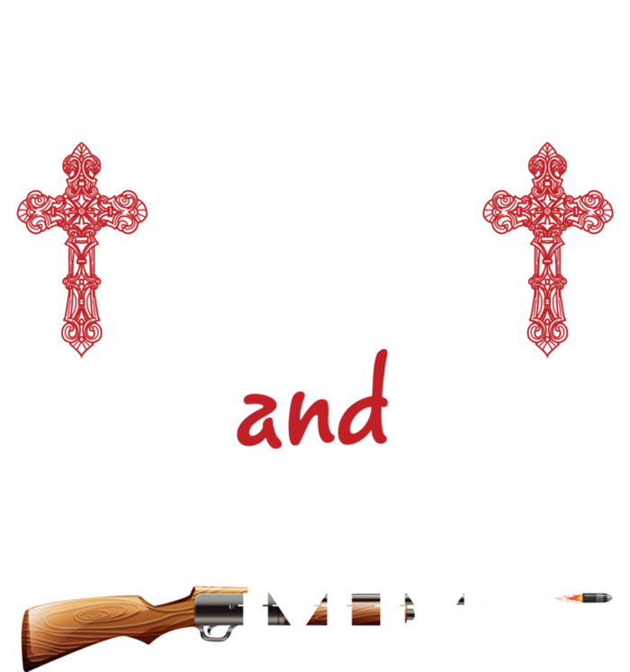 Praise The Lord And Pass The Ammo Ammunition Patriotic Trump Gift Softstyle Adult Sport Polo