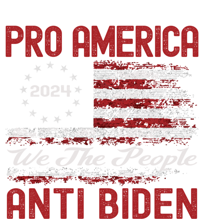 Proamerica Antibiden American Usa Flag Funny Gift Kids Long Sleeve Shirt