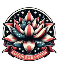 Lotus For Potus Usa Election High Crown Mesh Back Trucker Hat