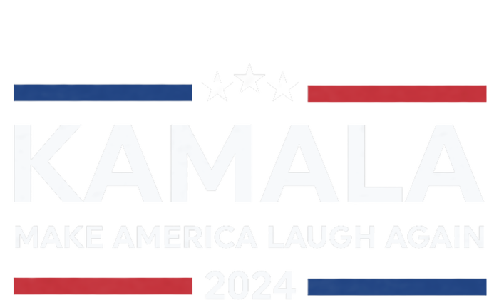 Kamala Make America Laugh Again American Flag 2024 Softstyle Adult Sport Polo