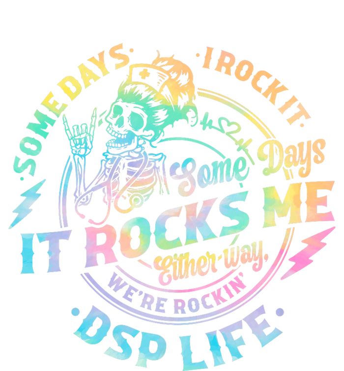 Tie Dye Some Days I Rock It Some Days It Rocks Me Dsp Life Some Days I Rock Dsp Toddler Zip Fleece Hoodie