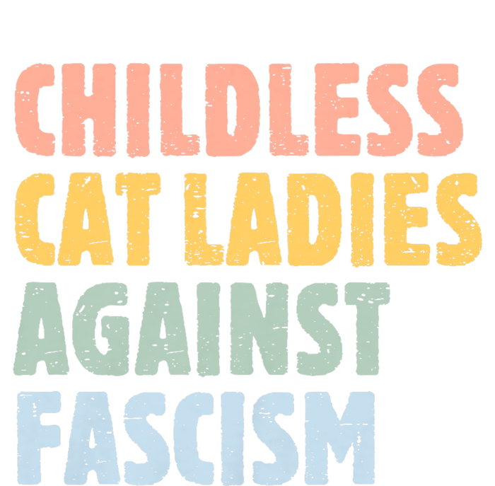 Childless Cat Ladies Against Fascism Kamala Harris 2024 T-Shirt