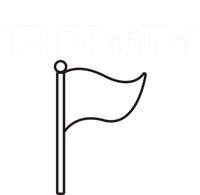 IM Flagging Funny Surrender White Flag Poster