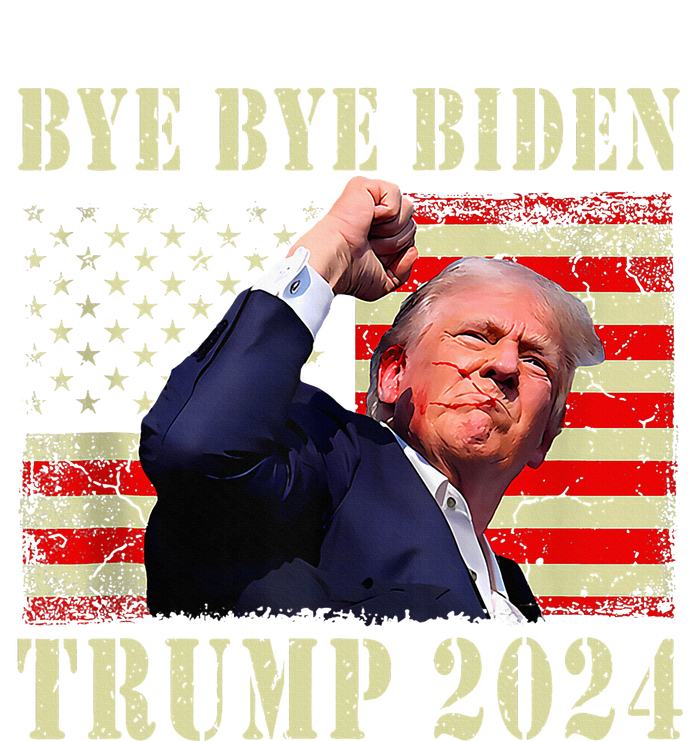 Funny Trump 2024 Bye Bye Biden Dropped Out Election 2024 T-Shirt