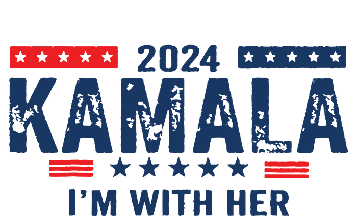 Im With Her Kamala Vote For 2024 President Kamalaharris Kids Long Sleeve Shirt