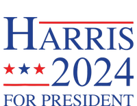 Kamala Harris 2024 For President Election Campaign Ceramic Oval Ornament