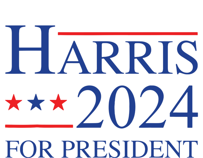 Kamala Harris 2024 For President Election Campaign Ceramic Oval Ornament