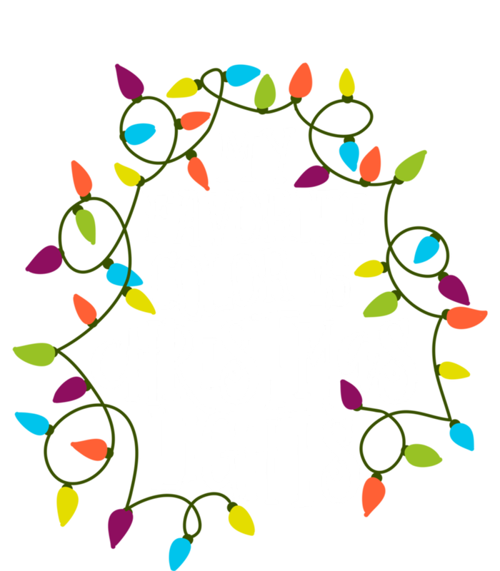 My Favorite Color Is Christmas Lights Womens Funnel Neck Pullover Hood