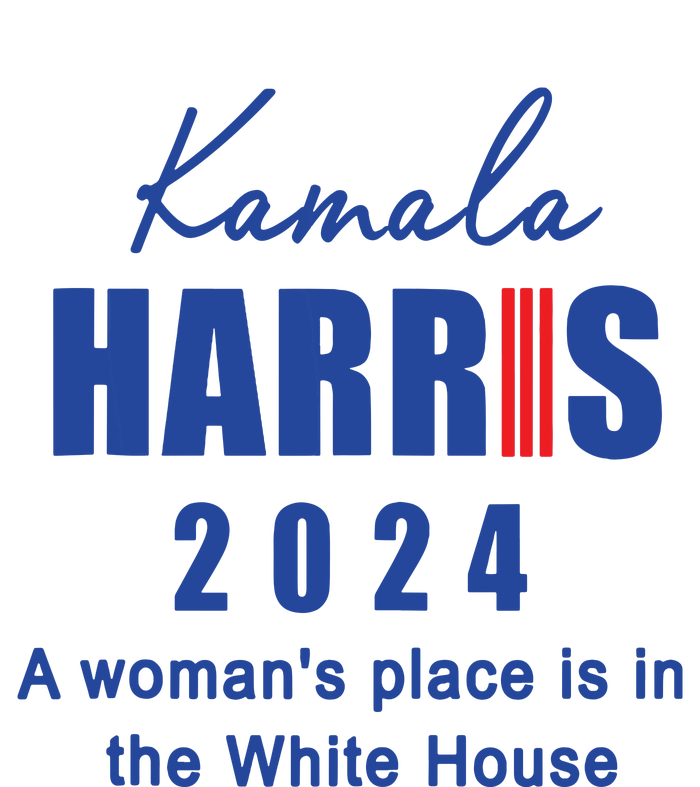 Kamala Harris A Womans Place Is In The White House Kids Long Sleeve Shirt