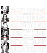 Trump Voter Raised The Bar Failed The Bar Worked At A Bar Ladies PosiCharge Competitor Racerback Tank