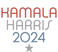 Modern Minimalist Faded Red White Blue Kamala Harris 2024 Women’s Perfect Tri Rocker Tank