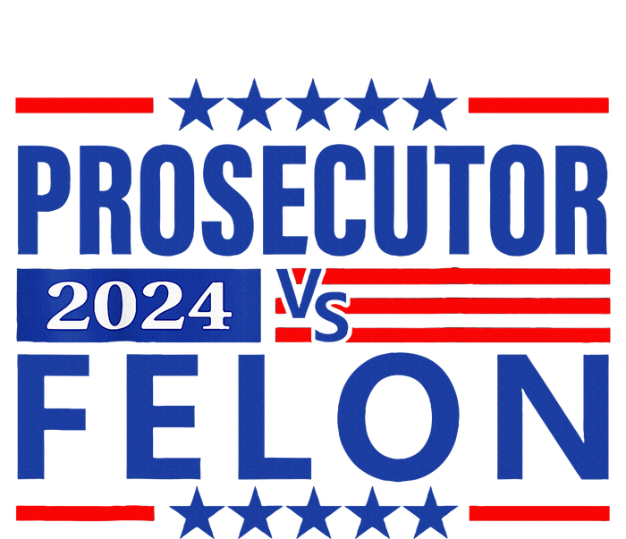 Prosecutor Vs Felon 2024 Political Voting Retro President Short Acrylic Beanie