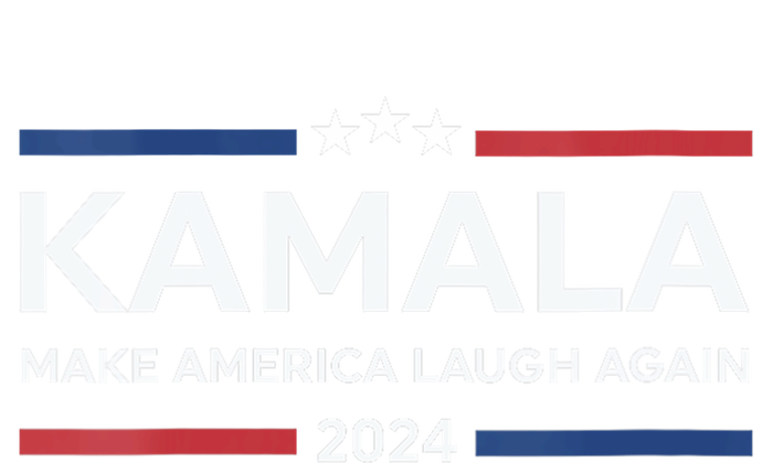 Kamala Make America Laugh Again American Flag 2024 PosiCharge RacerMesh Polo