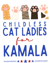 Funny Childless Cat Ladies For Kamala Harris 2024 President T-Shirt