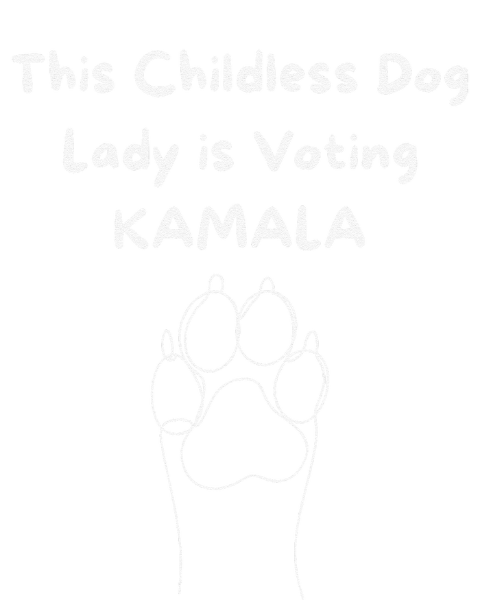 This Childless Dog Lady Is Voting Kamala Dog Lovers Cropped Pullover Crew