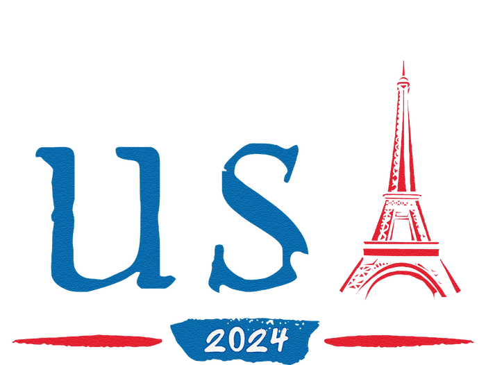 Usa 2024 United States Usa Paris Souvenir Holiday 2024 Cooling Performance Long Sleeve Crew