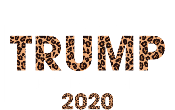 Trump 2020 Keep America Great Leopard Print Gift Gift T-Shirt