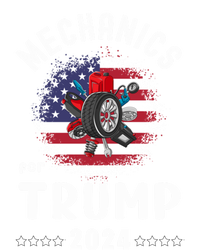 Mechanics For Trump 2024 American Flag Vote Trump Gift Women's Racerback Tank