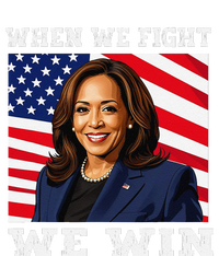 When We Fight We Win American Flag Usa Kamala Harris T-Shirt