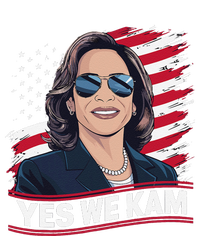 Yes We Kam American Flag Usa Kamala Harris Women's T-Shirt