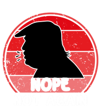 Trump 2024 Nope Not Again Funny Trump Gift Coaster