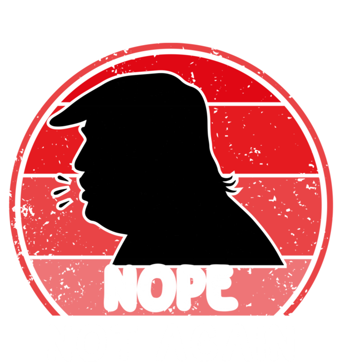 Trump 2024 Nope Not Again Funny Trump Gift Coaster