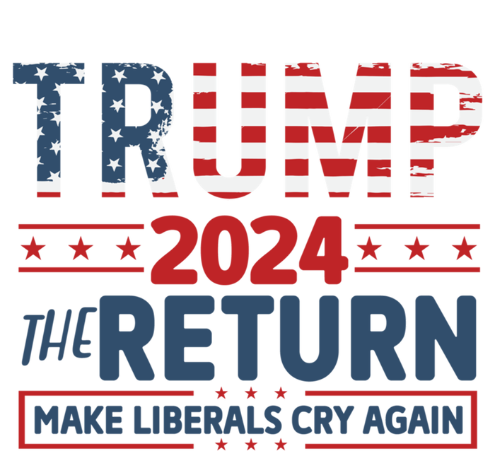 Trump 2024 The Return Make The Liberals Cry Again Gift Doggie Tank