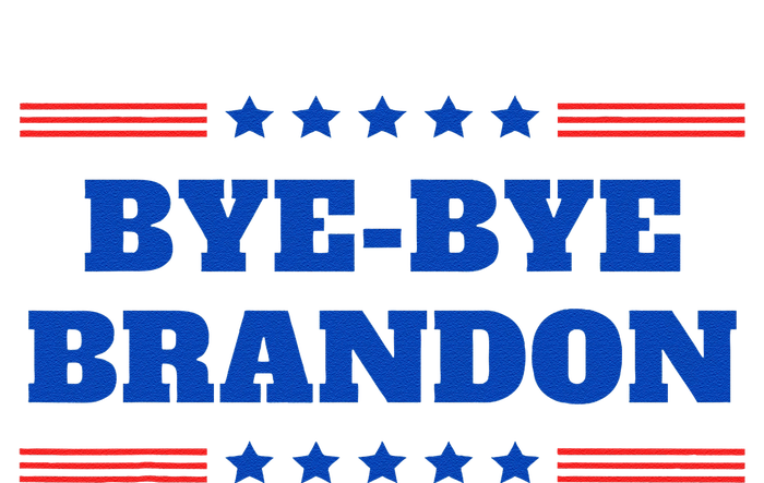 Bye Bye Brandon Funny 2024 Presidential Race Sarcasm Slogan Grommeted Golf Towel