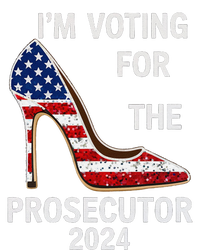 I’M Voting For The Prosecutor High Heel Stilettos Us Flag Womens CVC Long Sleeve Shirt