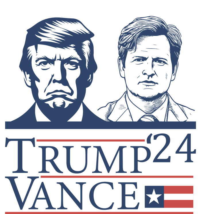 Vote Trump Vance Face 2024 T-Shirt