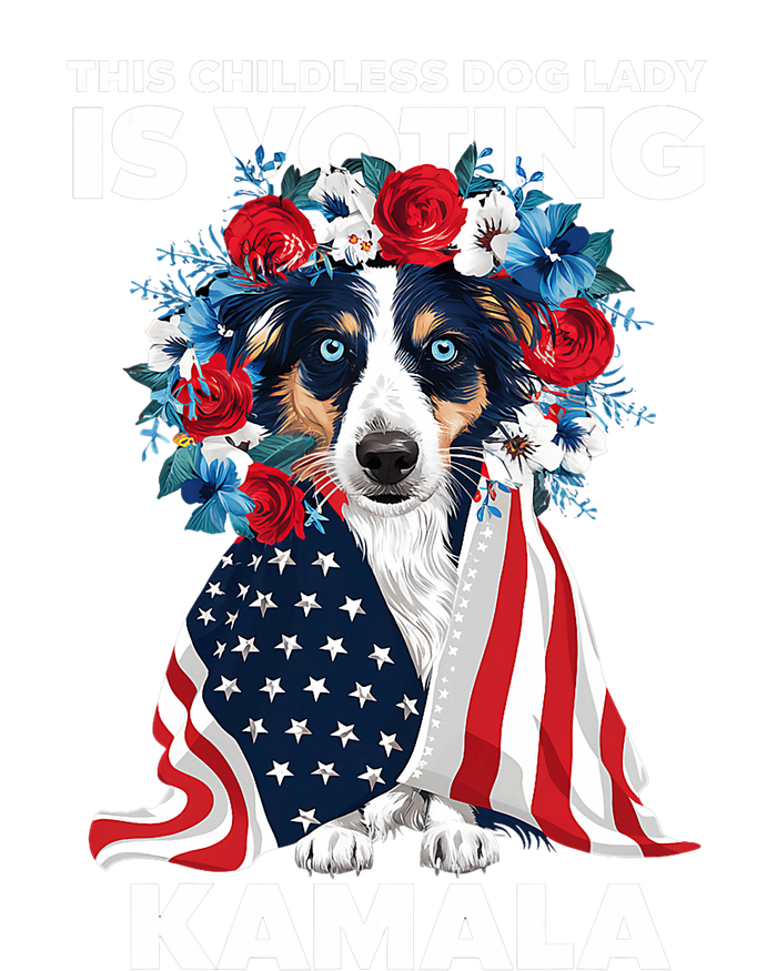 This Childless Dog Lady Ladies Is Voting Kamala Election 24 T-Shirt