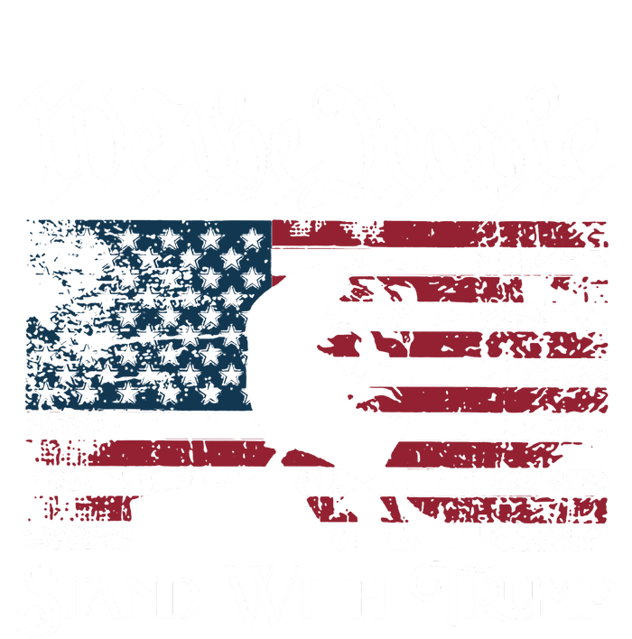 We The People Stand With Trump Women's Perfect Tri Rocker Tank