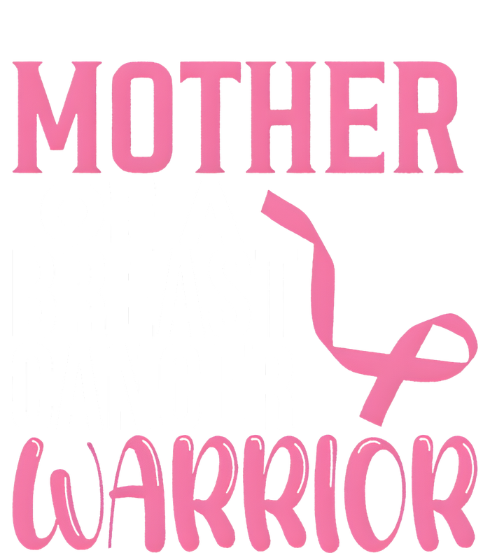 Proud Mother Of A Breast Cancer Warrior Flat Bill Trucker Hat