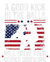 A Good Kick In The Balls Will Solve Your Gender Confusion Tie-Dye T-Shirt