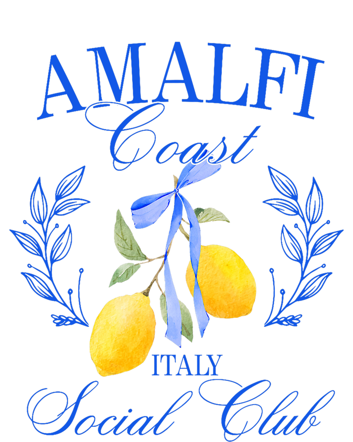 Amalfi Coast Iitaly Social Club Travel Trip Vacation Lemon Garment-Dyed Sweatshirt