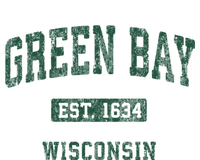 Green Bay Wisconsin Wi Vintage Athletic Sports Design Stainless Steel Insulated Water Bottle