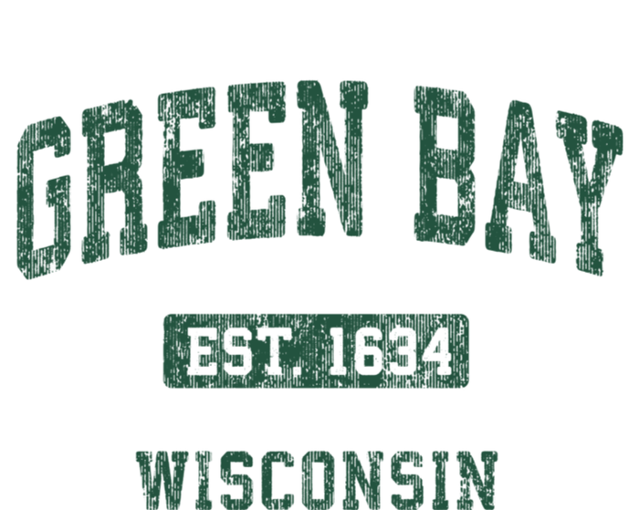 Green Bay Wisconsin Wi Vintage Athletic Sports Design Stainless Steel Insulated Water Bottle