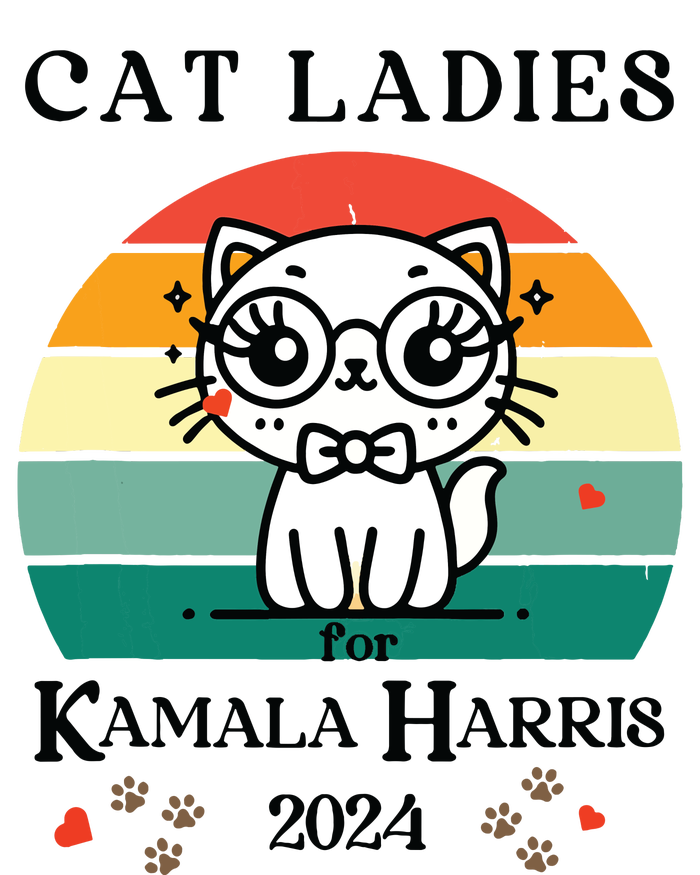 Cat Ladies For Kamala Harris T-Shirt