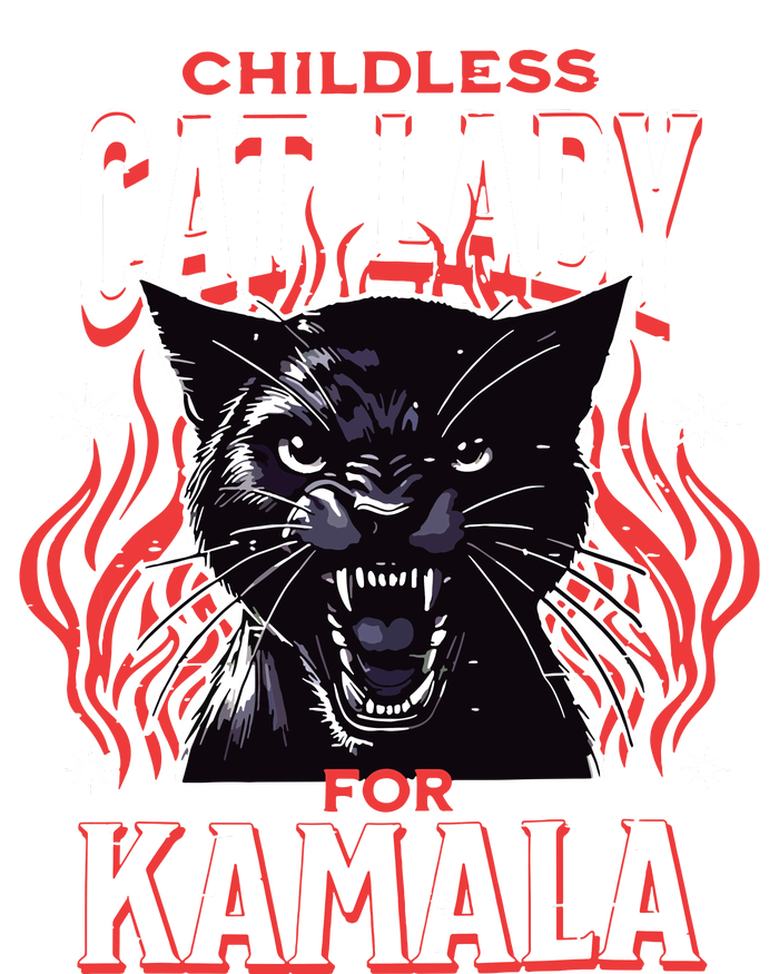 Childless Cat Lady For Kamala Harris 2024 President Election Cooling Performance Long Sleeve Crew