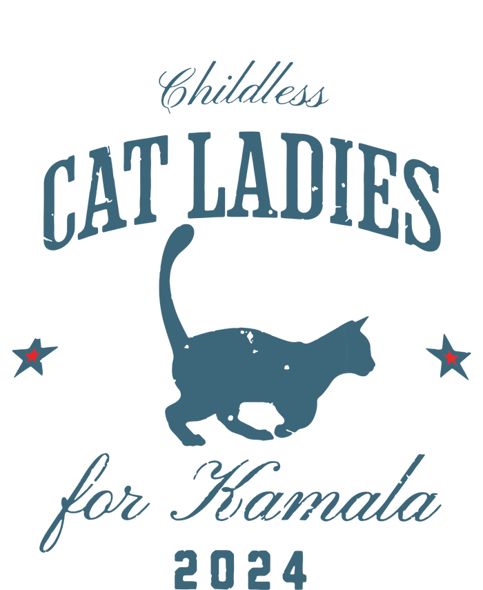 Childless Cat Ladies Against Fascism Feminist T-Shirt