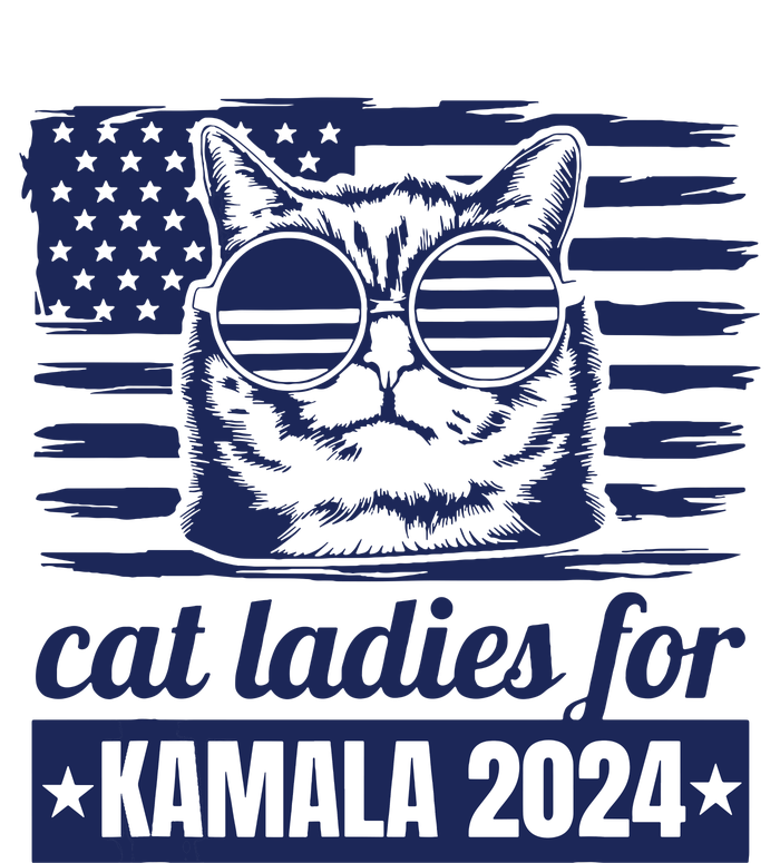 Kamala Harris Cat Lady 2024 Feminine Women Voting Funny T-Shirt