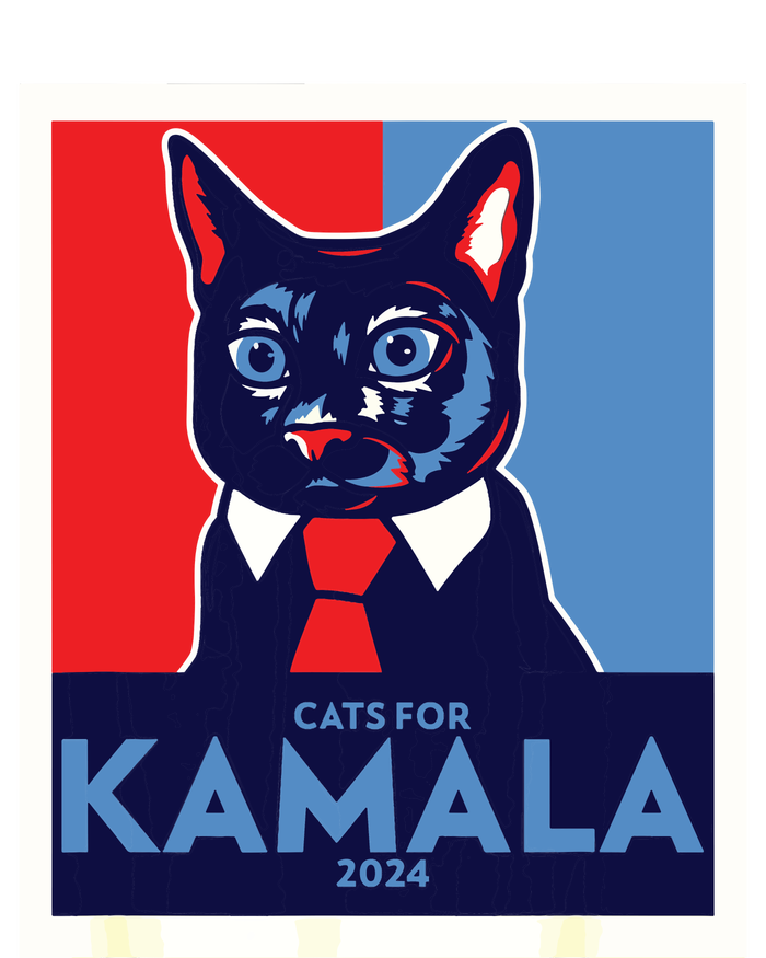 Politically Purrfect Cats For Kamala Harris 2024 President Dry Zone Grid Polo