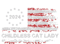 The Childless Cat Lady 2024 For President Us Flag Vintage T-Shirt