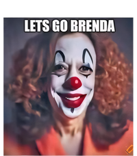 Kamala Clown LetS Go Brenda Dry Zone Grid Polo