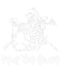 Fear The Snare Drummer Musician Drum Mesh Reversible Basketball Jersey Tank