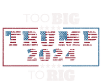 Too Big To Rig Saying Trump 2024 Funny Quote Election Gift Toddler T-Shirt