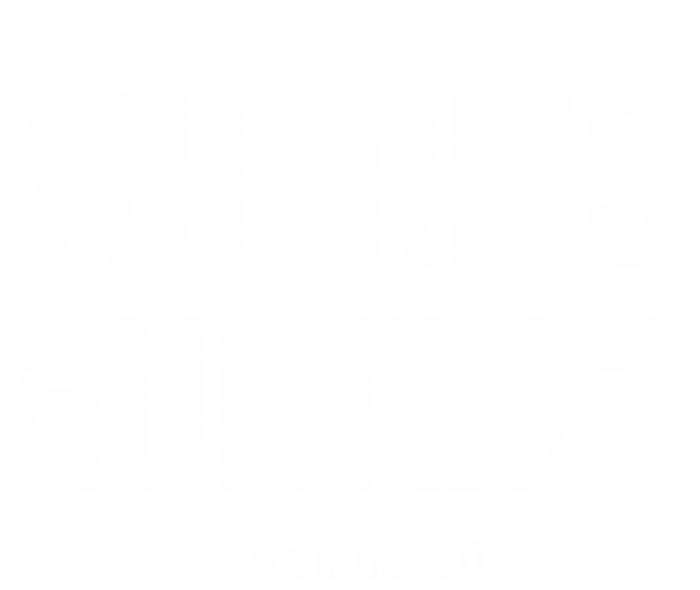 WhereS Hunter Funny Trump 2020 Rally Gift Kids Long Sleeve Shirt