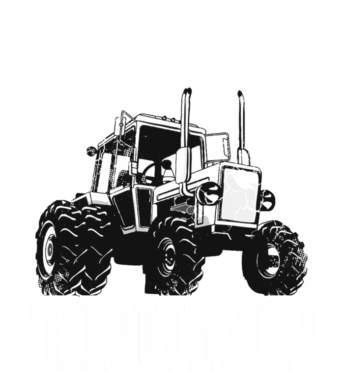 Farmers For Trump 2024 Election Farming Farmer Usa Funny Gift Zip Tote Bag