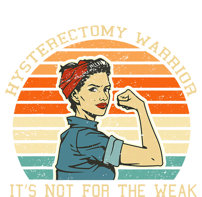 Hysterectomy Warrior Retro Uterus Removal Surgery Recovery T-Shirt