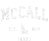 Mccall Idaho Id Vintage Athletic Sports Design Women's V-Neck T-Shirt